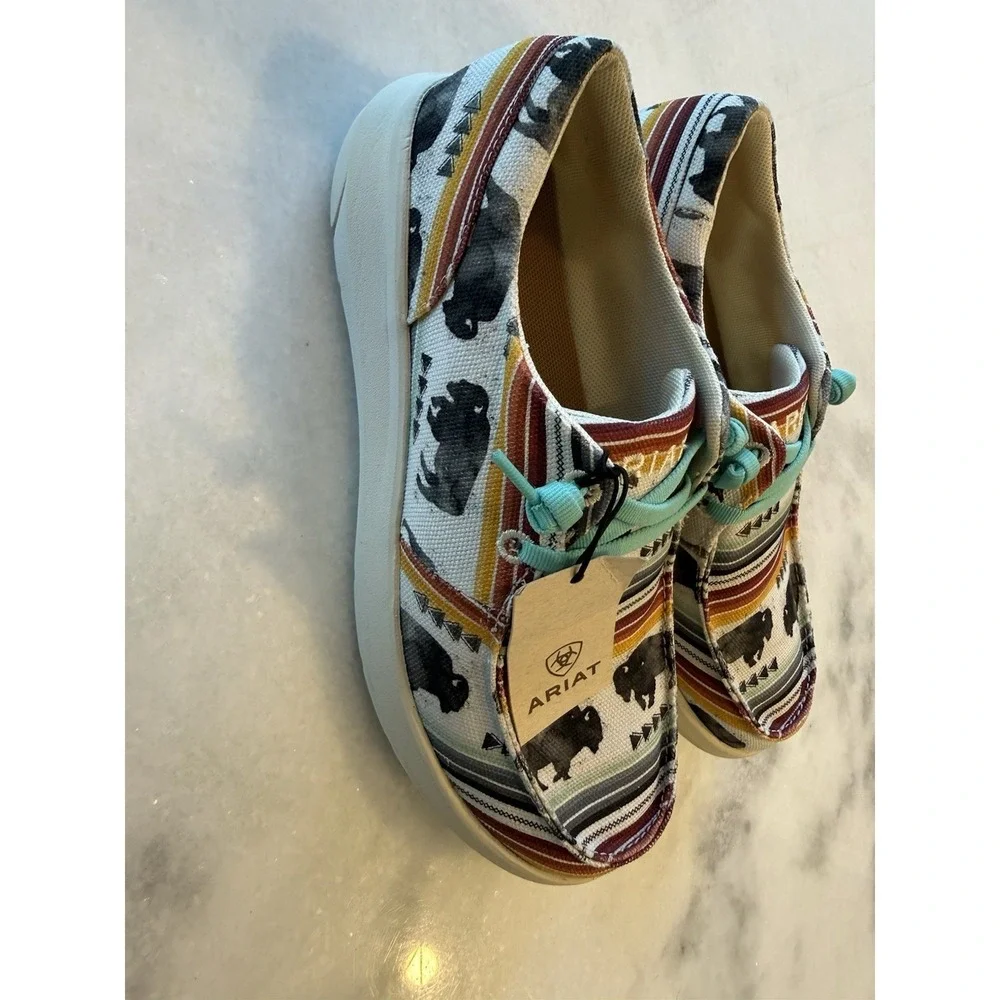 New Ariat Hilo Slip On Shoes Women's Size 7 Buffalo - Picture 3 of 6